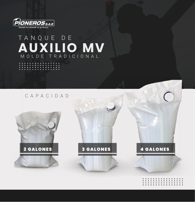 Tanque MV en 2, 3 y 4 galones
